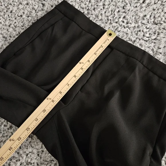 Zara Women's Black Flare Pants Small S 30x34 Long Tall Bootcut Dress Trousers - Picture 12 of 12